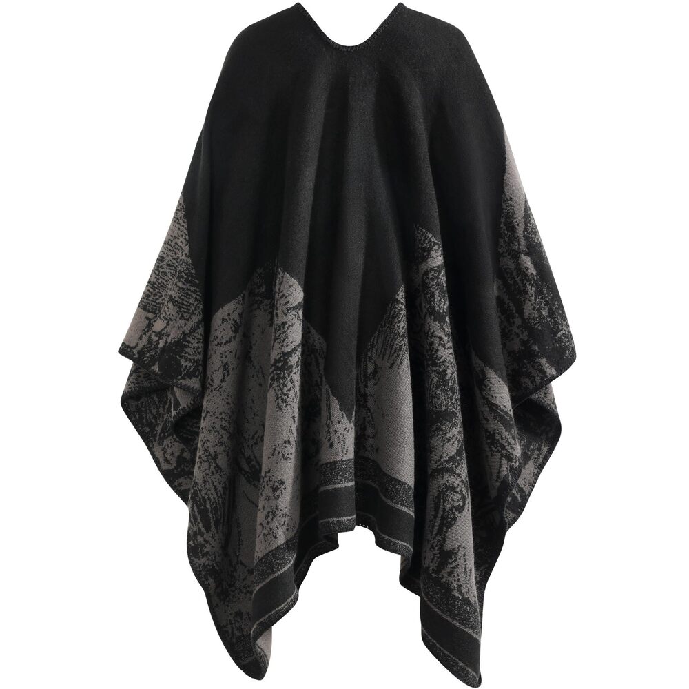 2716 Shawl Wraps For Women- Open Front Ponchos Women Oversized View 2